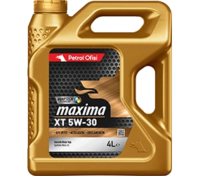 Maxima XT 5W-30 Yüksek performanslı araçlar için üretilen ve yakıt ekonomisi sağlayan, uzun ömürlü, sentetik motor yağıdır.